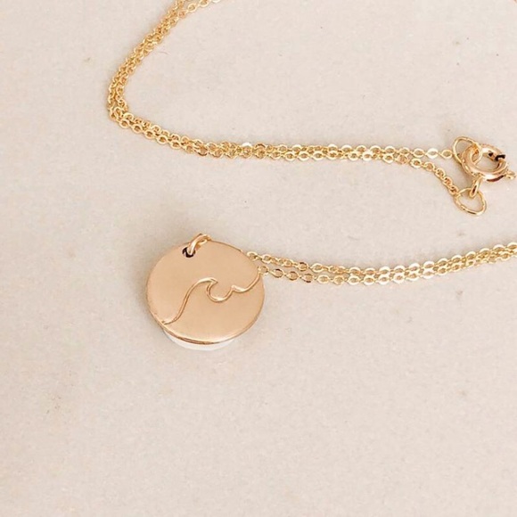 “Ride the Wave” Hippie Summer Cute Charm Necklace - Picture 4 of 8